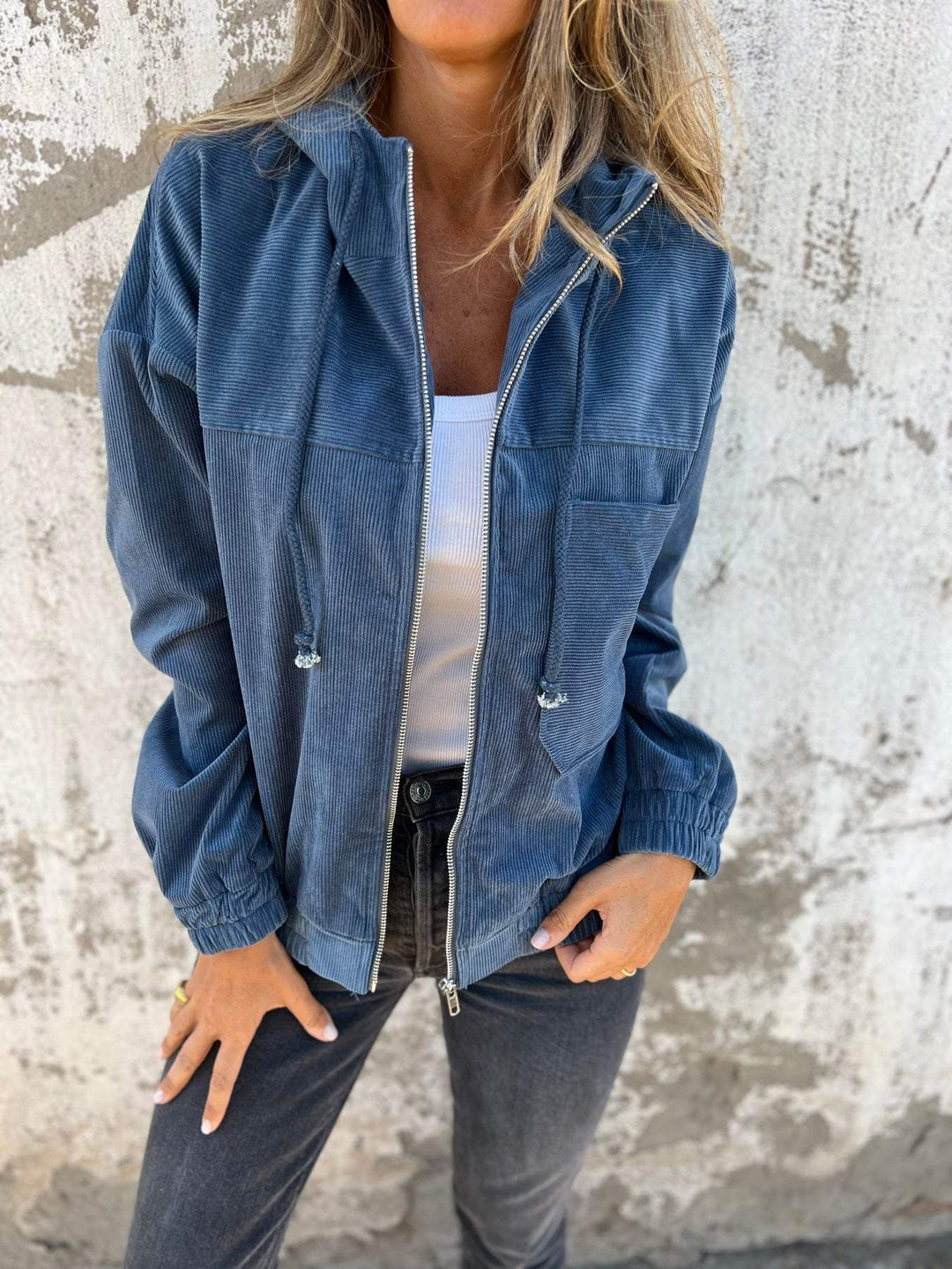 Adelyne | Casual Zip-Up Jacket