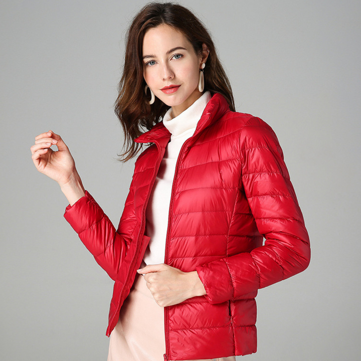 Arianna | New ultralight winter jacket in white duck down