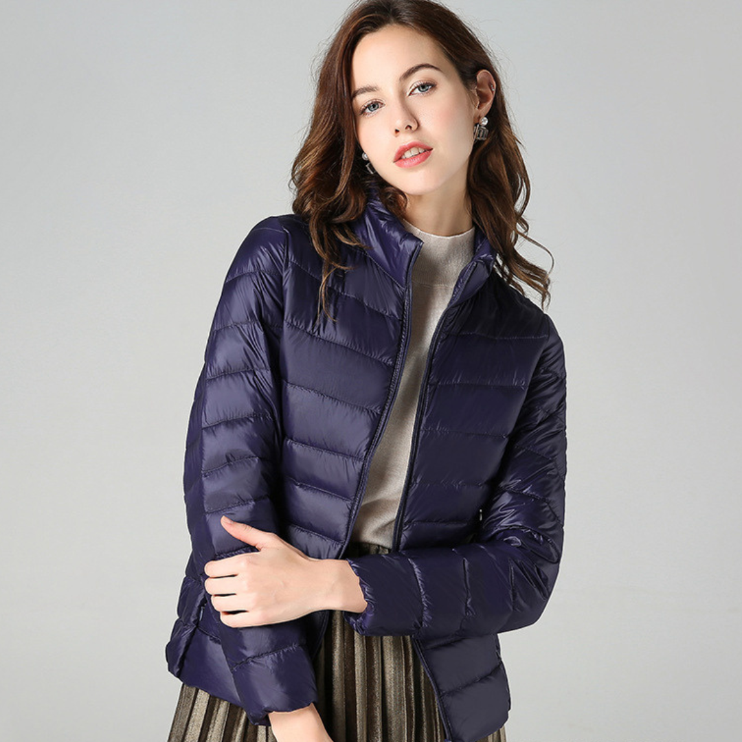 Arianna | New ultralight winter jacket in white duck down