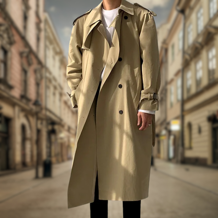 Melvin | Elegant long trench coat