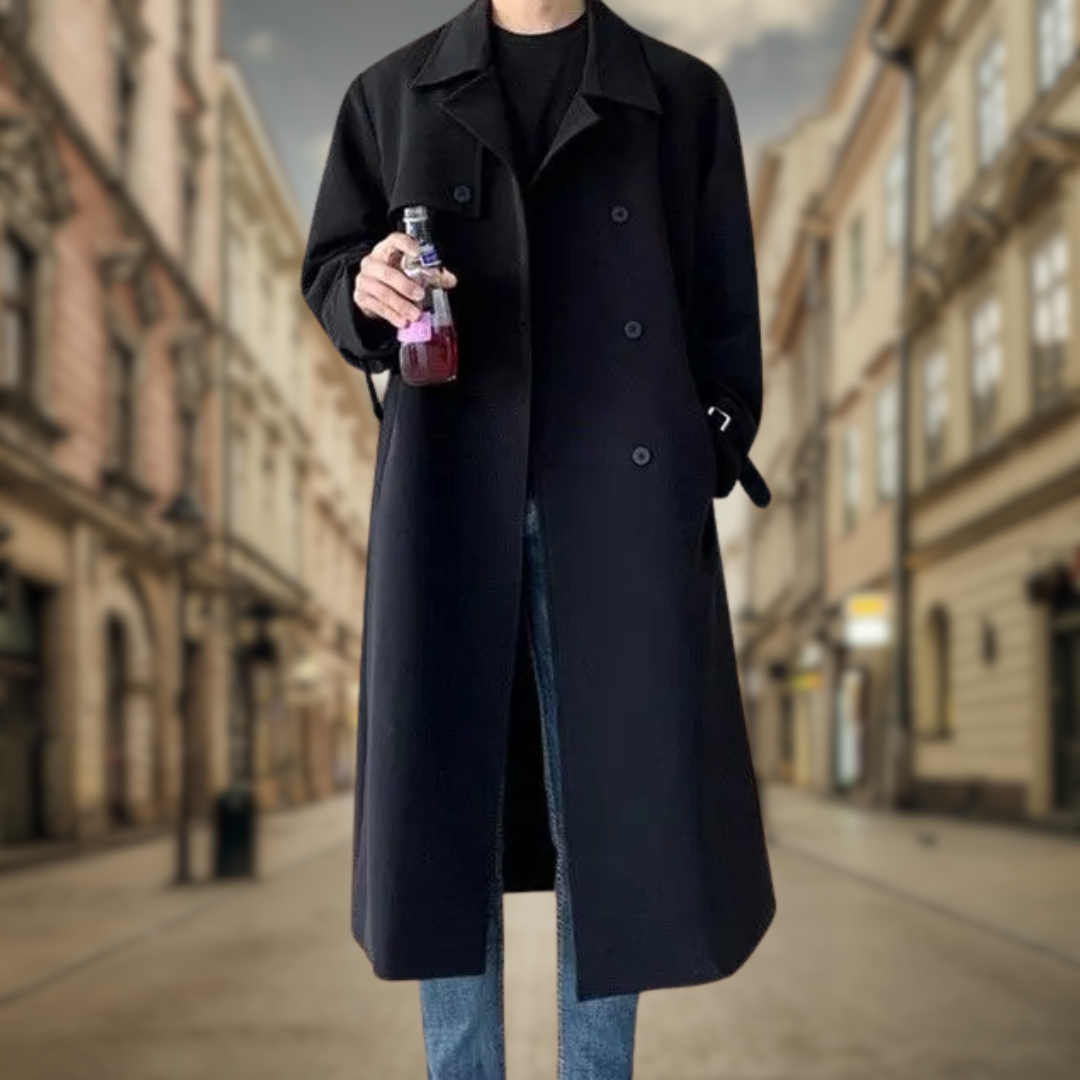 Melvin | Elegant long trench coat