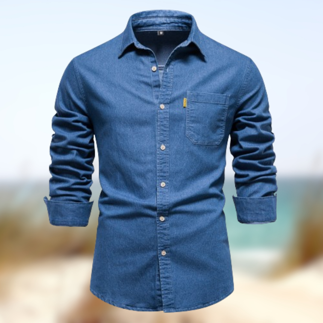 Jerome | Denim effect shirt