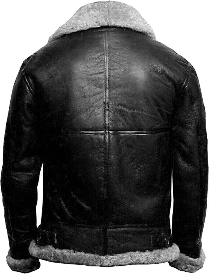 Alan | Sturdy leather winter jacket