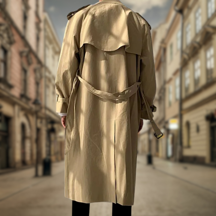 Melvin | Elegant long trench coat