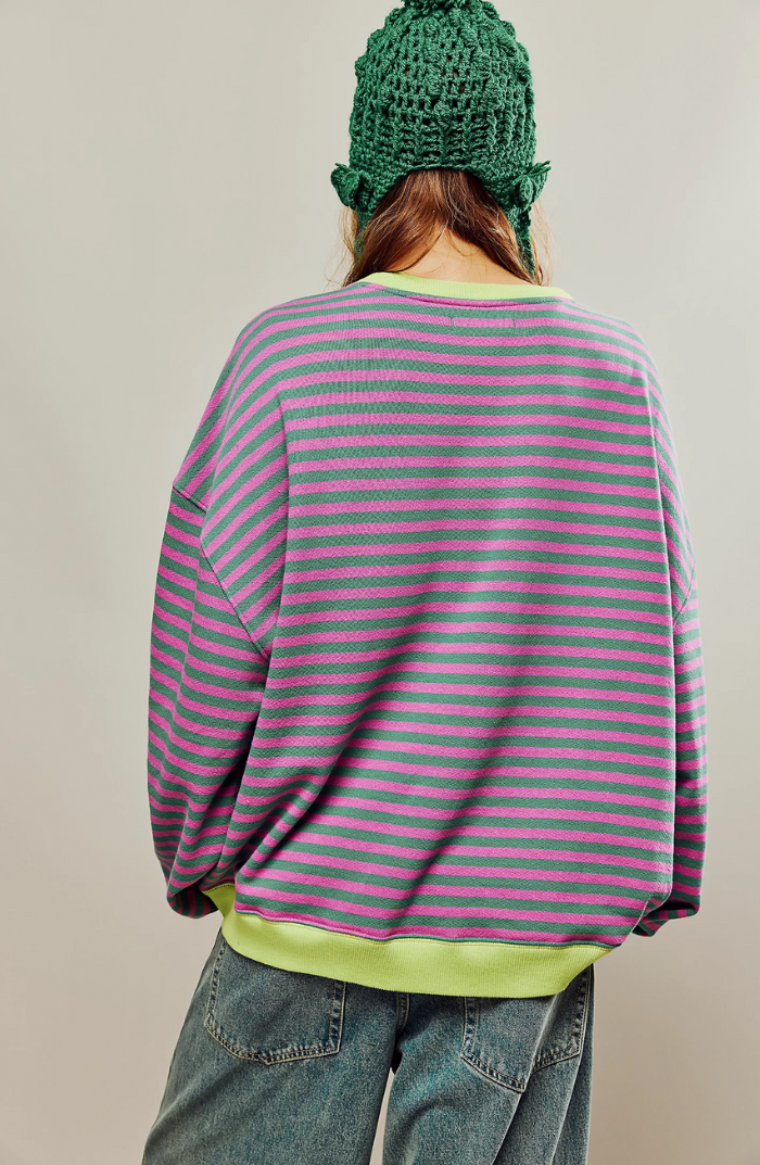 Ophelia | Horizon Oversize Striped Shirt