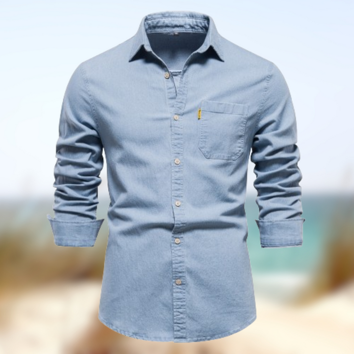 Jerome | Denim effect shirt