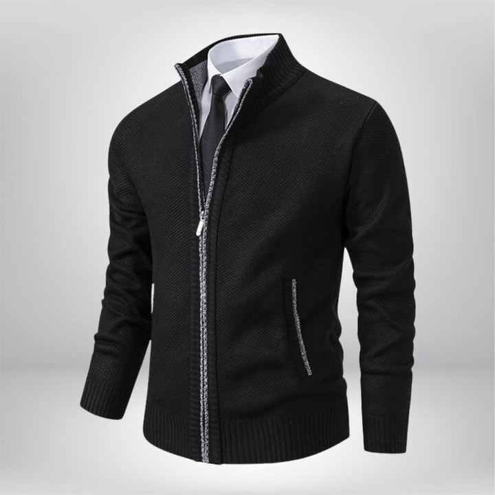 Ronny | Refined men's cardigan with zip