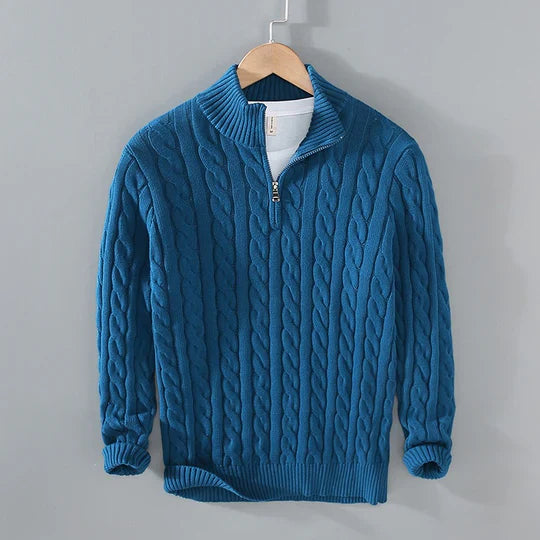 Marcelino | Refined men's cable knit jumper