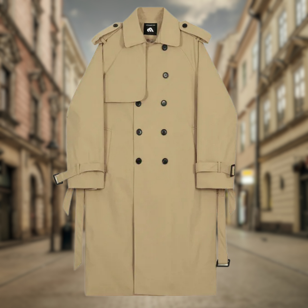 Melvin | Elegant long trench coat