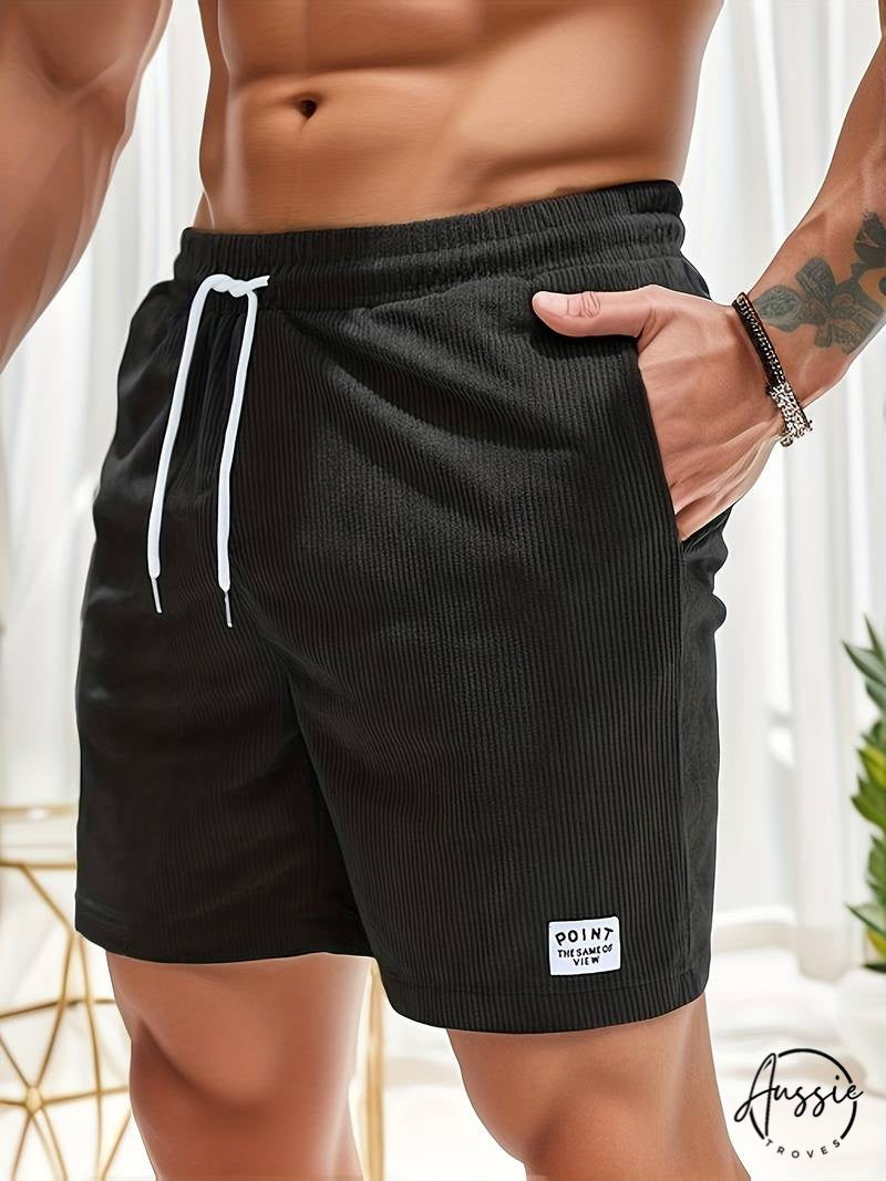 Andrew | Tailored Stripe Accent Shorts