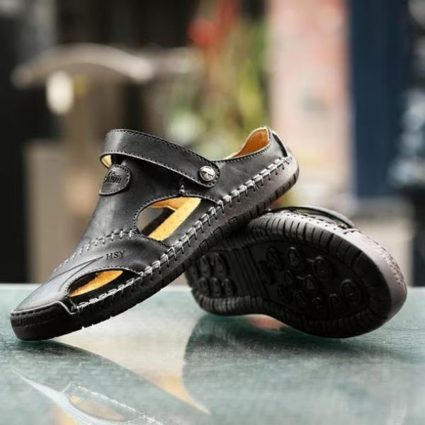 Elias | EliteStep Leather Outdoor Sandals