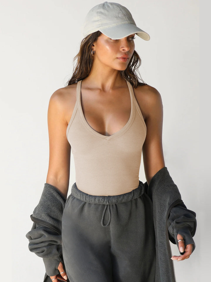 Macy | Deep V-neck tank top