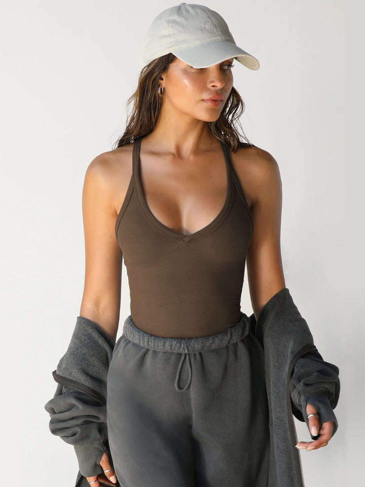 Macy | Deep V-neck tank top