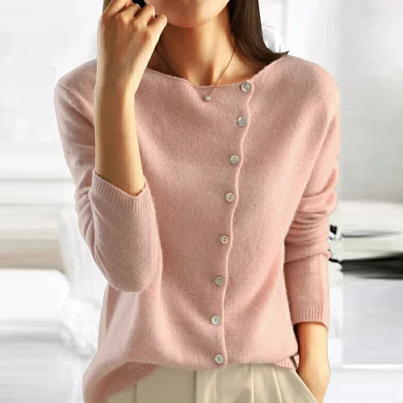 Dorothée | Soft cardigan with elegant button fastening