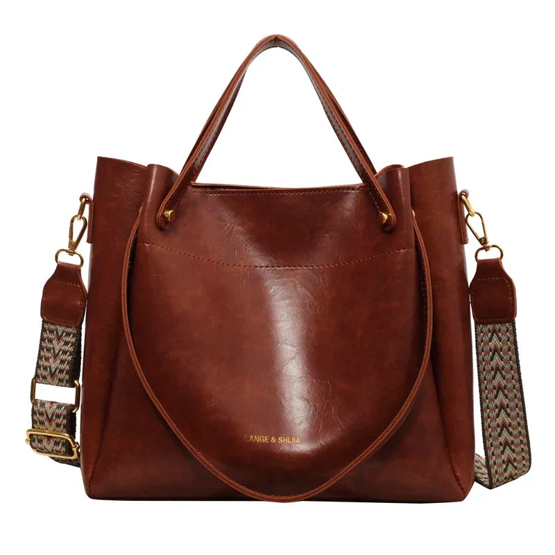 Marie | Elegant leather bag with two straps