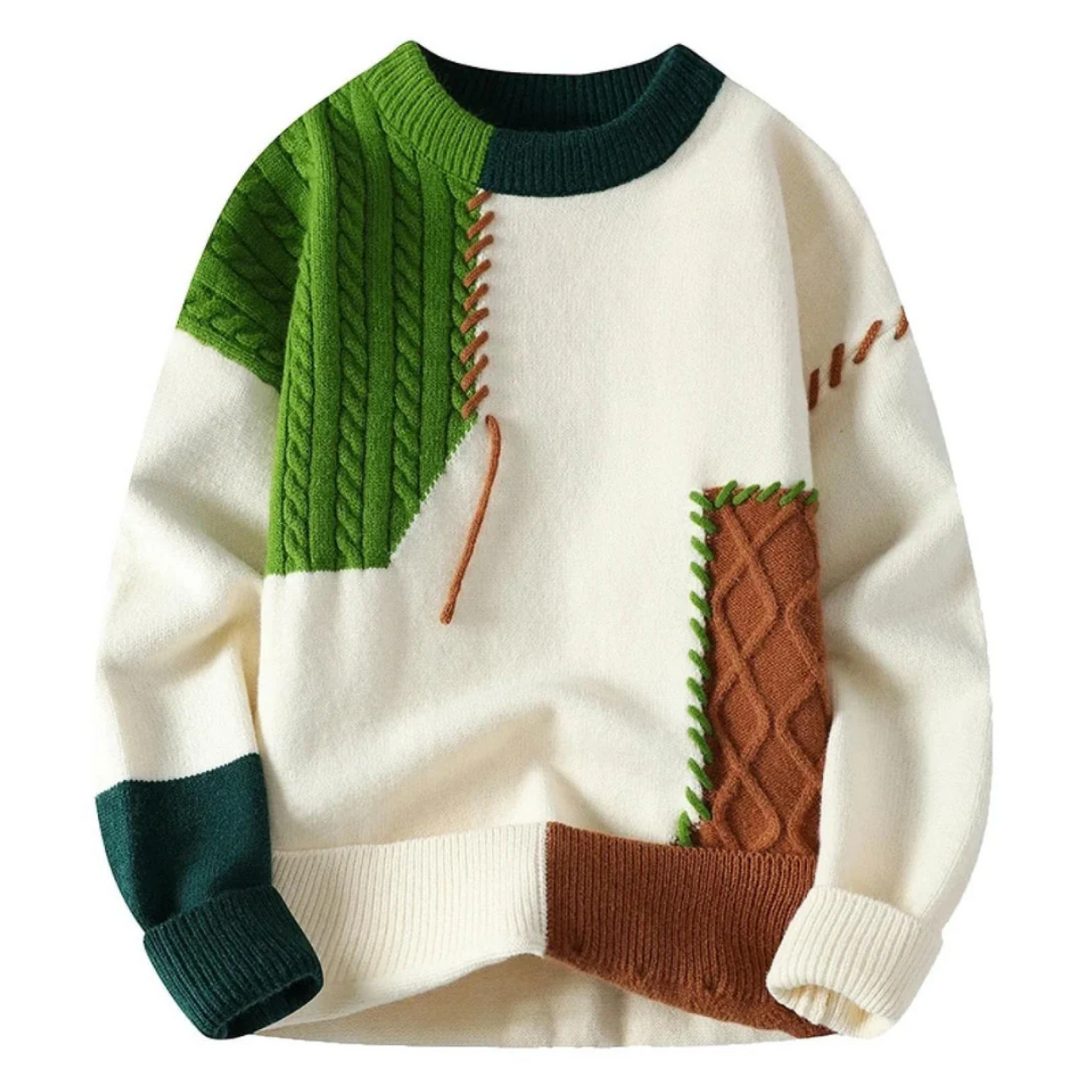 Arsenio | Mixed Knit Sweater