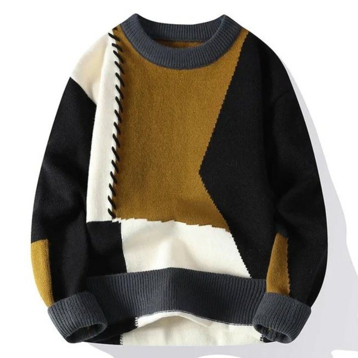 Arsenio | Mixed Knit Sweater