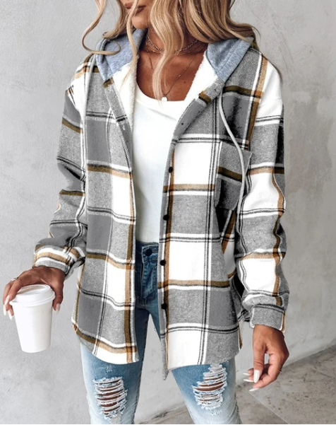 Yvette | Urban check cardigan