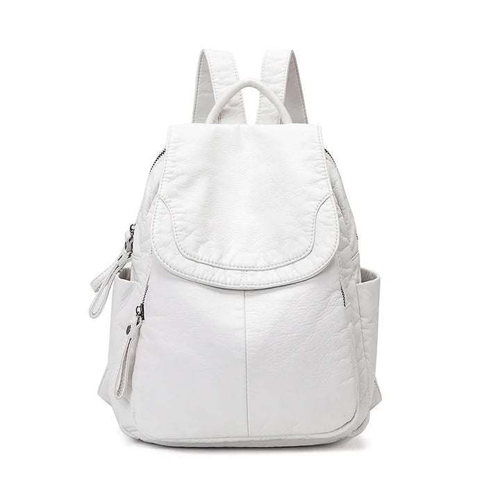 Victoria | Washed leather backpack