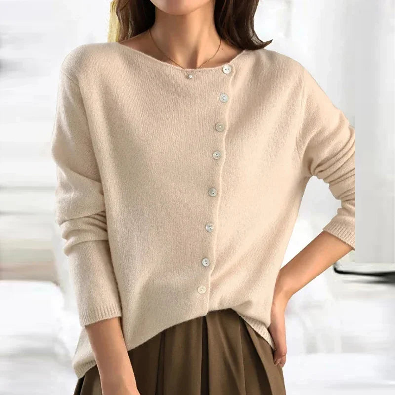 Dorothée | Soft cardigan with elegant button fastening