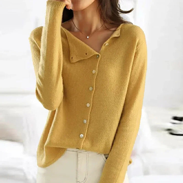 Dorothée | Soft cardigan with elegant button fastening