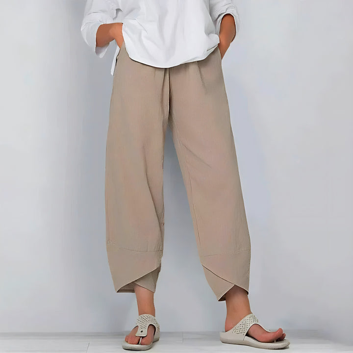 Ruby | Elegant Linen-Blend Pants