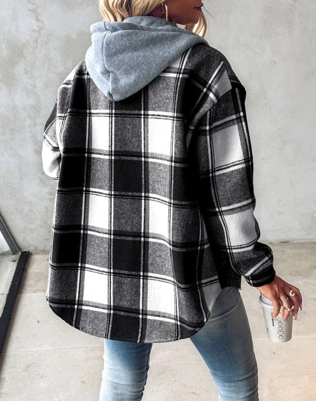 Yvette | Urban check cardigan