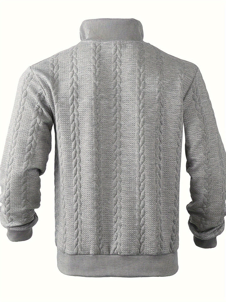 Romario | Men's Vintage Zip Sweater