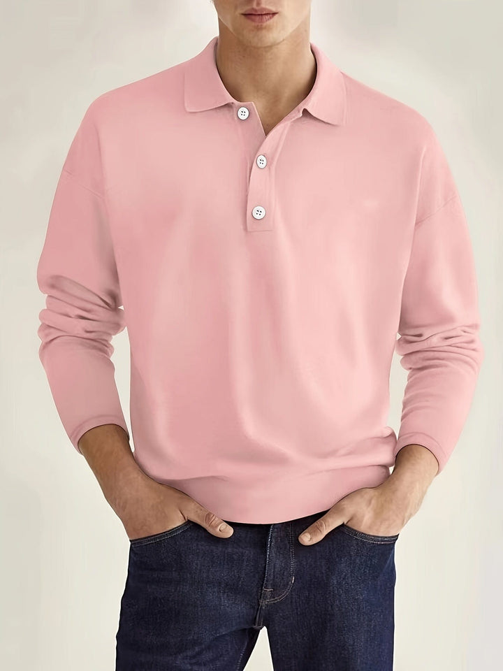 Brett | Long-sleeved polo shirt